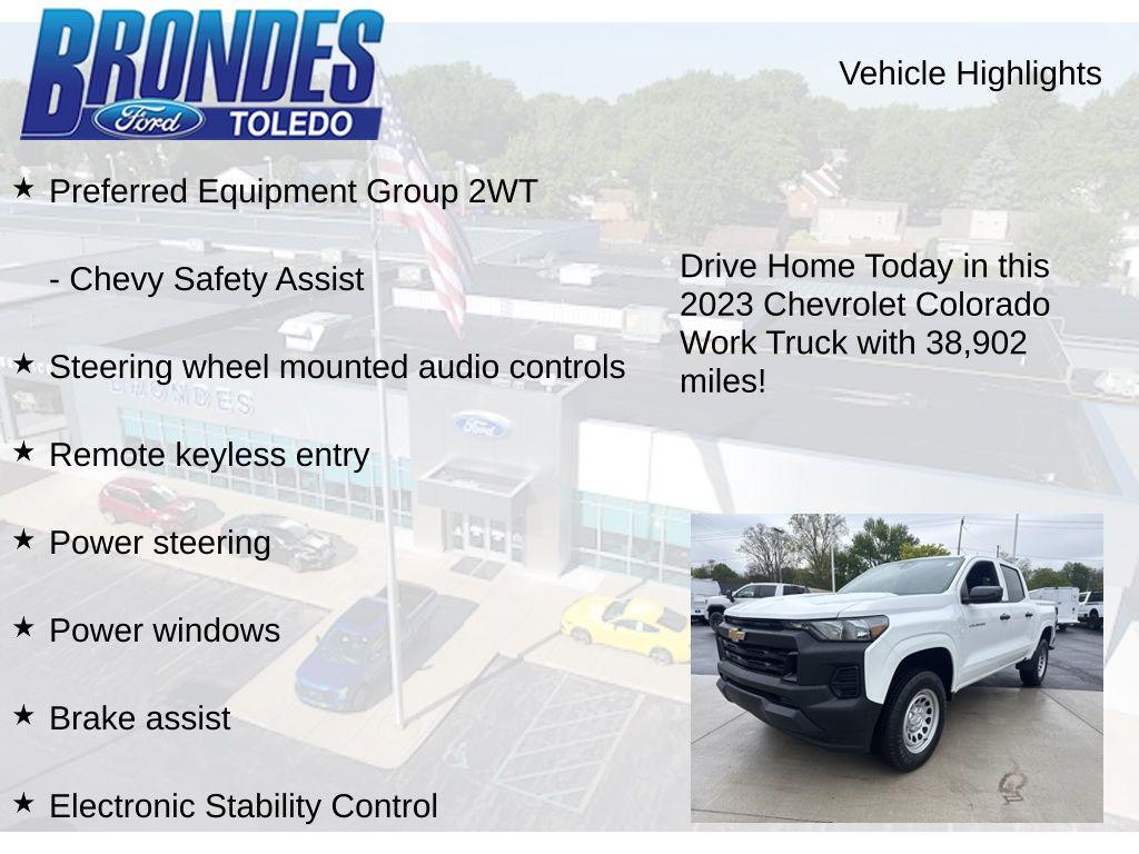 used 2023 Chevrolet Colorado car, priced at $25,288