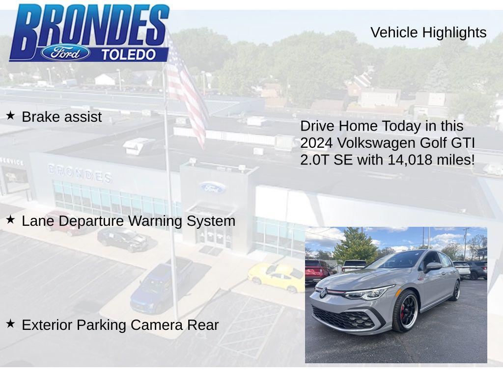 used 2024 Volkswagen Golf GTI car, priced at $30,984