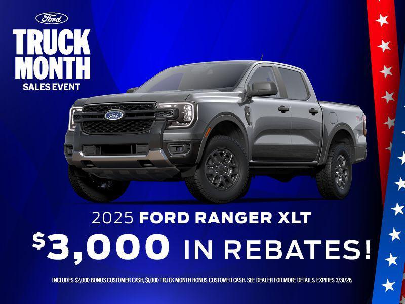 new 2025 Ford Ranger car, priced at $39,035