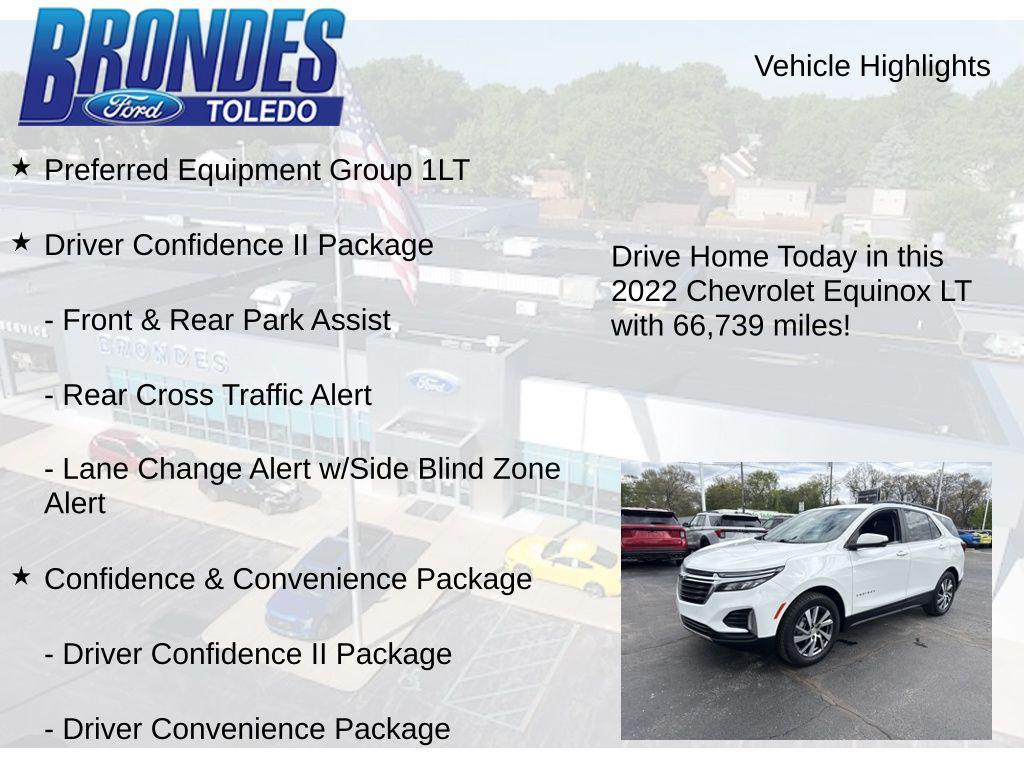 used 2022 Chevrolet Equinox car, priced at $18,344