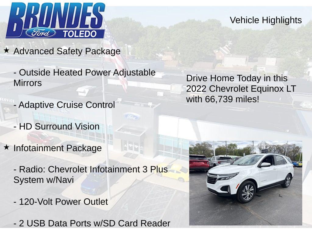 used 2022 Chevrolet Equinox car, priced at $18,344