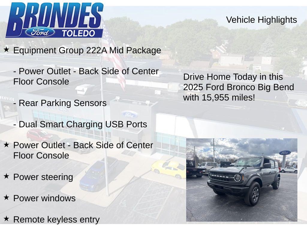 used 2025 Ford Bronco car, priced at $39,181