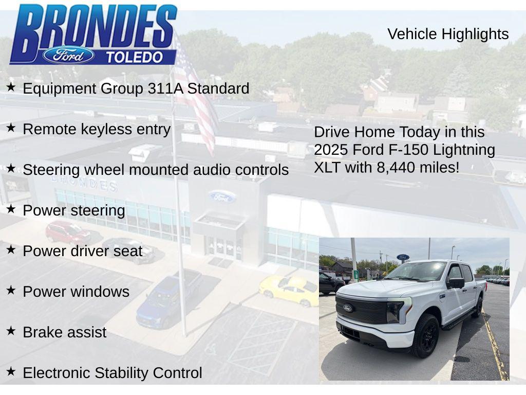 used 2025 Ford F-150 Lightning car, priced at $43,822