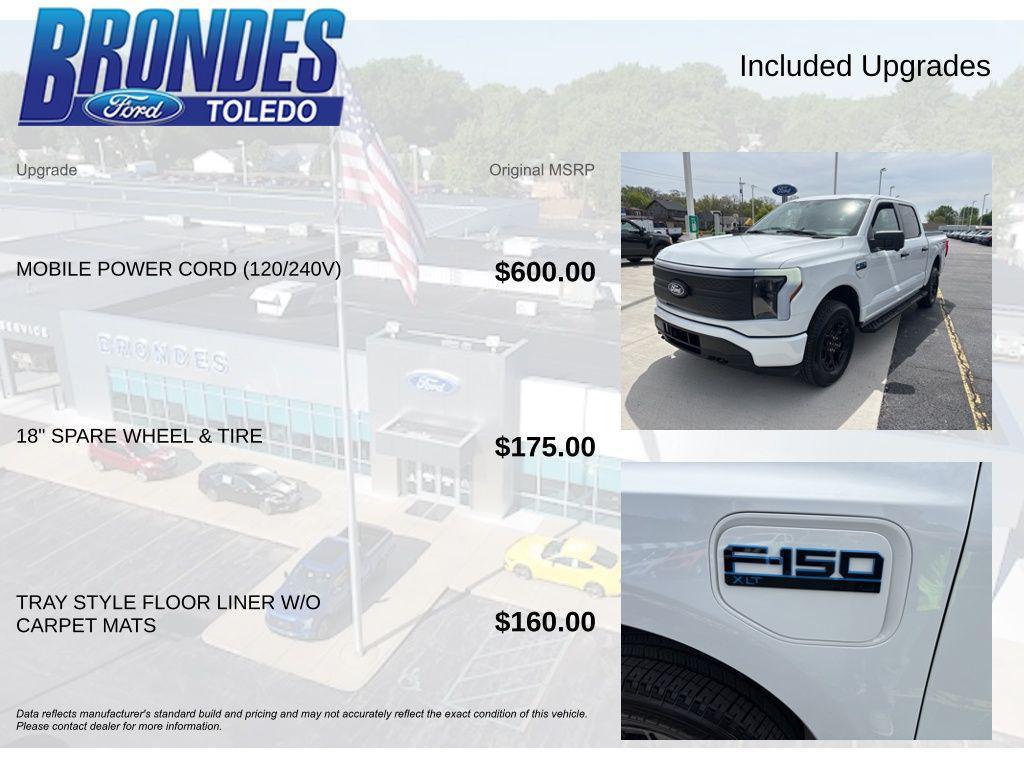 used 2025 Ford F-150 Lightning car, priced at $43,822