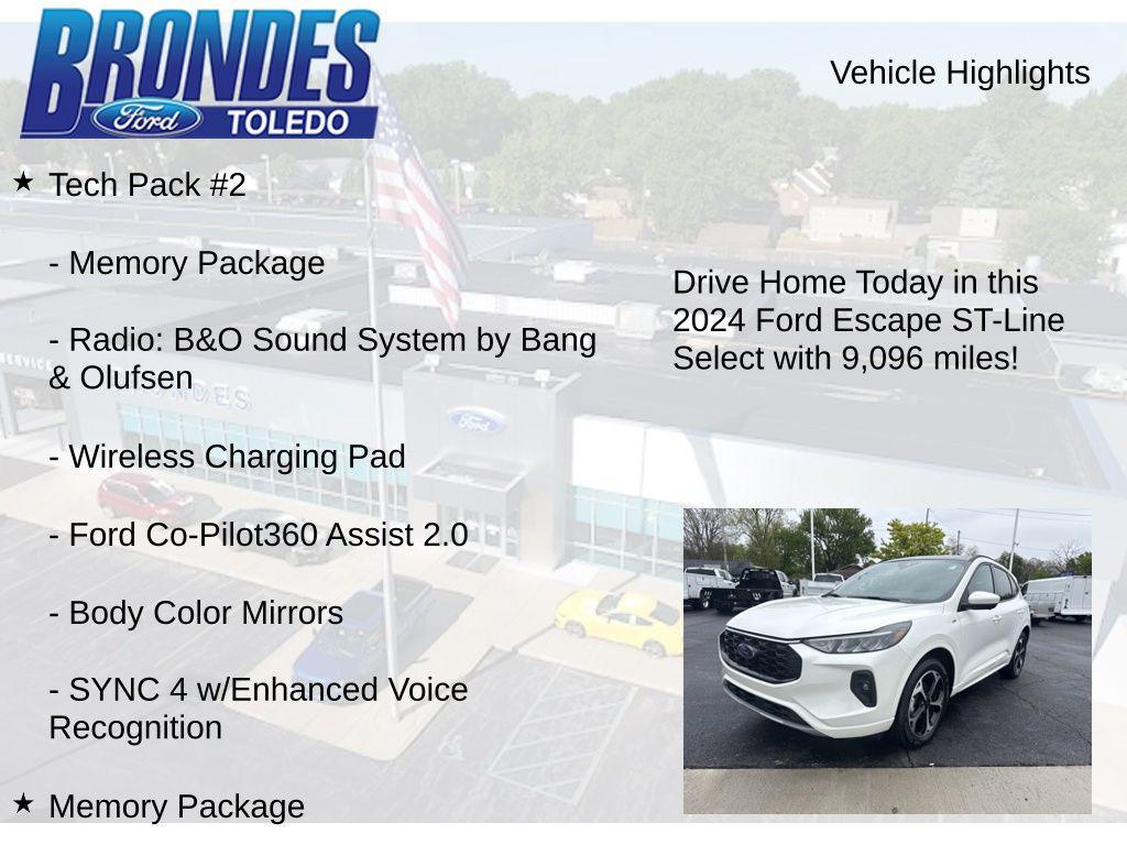 used 2024 Ford Escape car, priced at $31,480