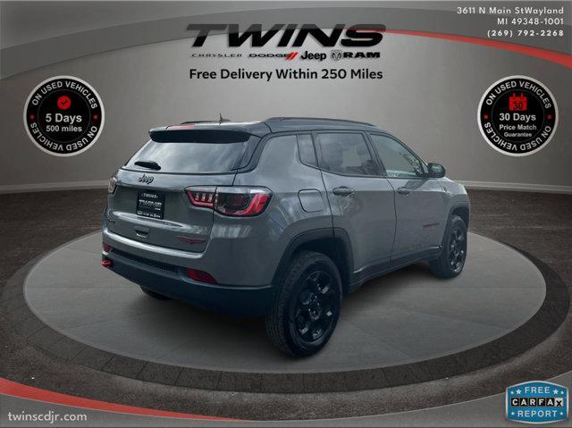 used 2023 Jeep Compass car, priced at $18,600