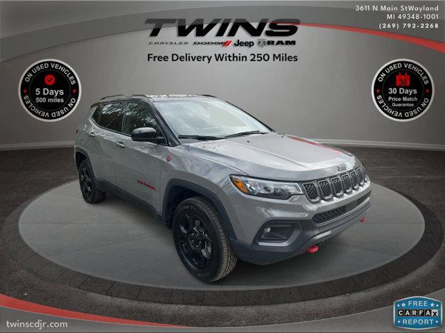 used 2023 Jeep Compass car, priced at $18,600