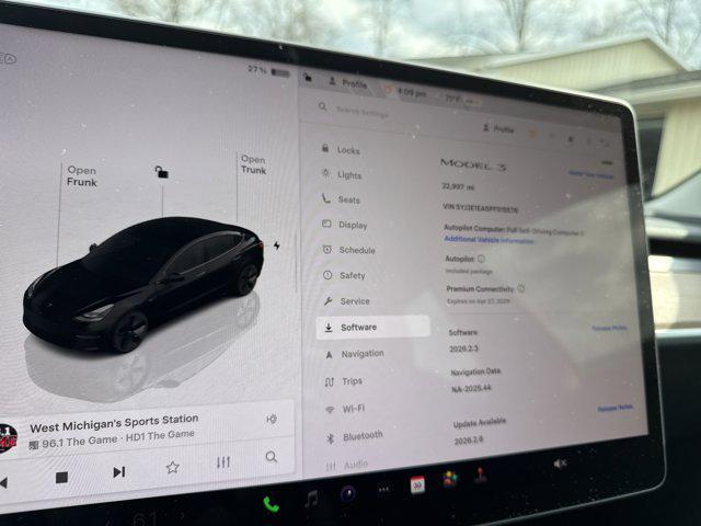 used 2023 Tesla Model 3 car, priced at $23,800