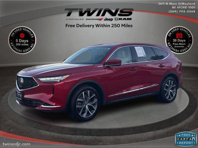 used 2024 Acura MDX car, priced at $38,400