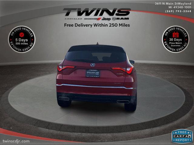 used 2024 Acura MDX car, priced at $38,400
