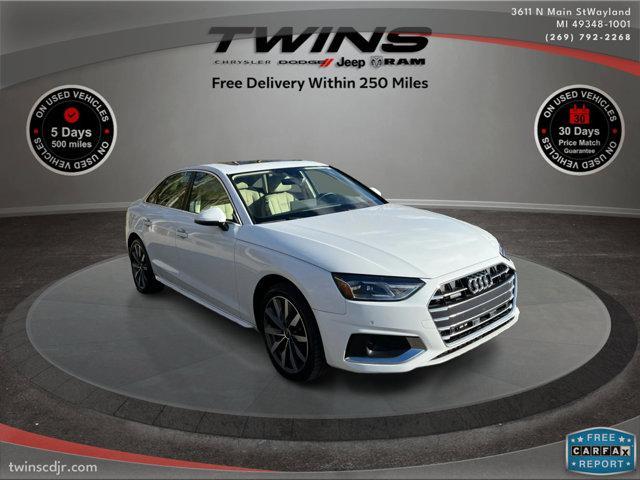 used 2022 Audi A4 car, priced at $21,700