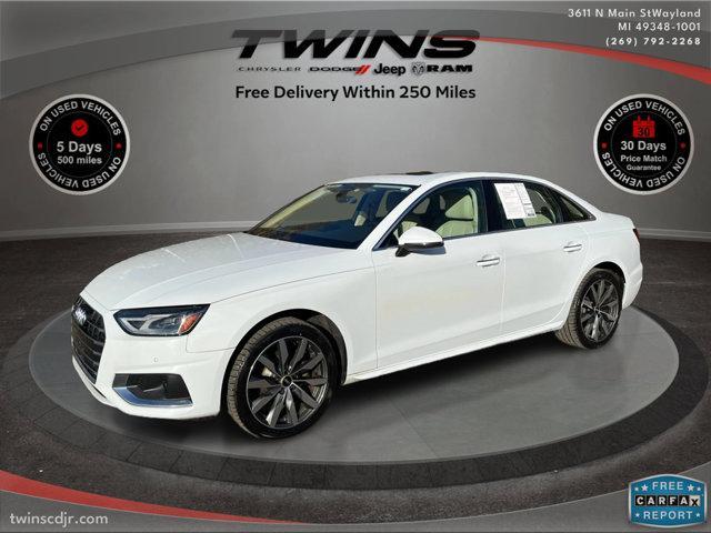used 2022 Audi A4 car, priced at $21,700