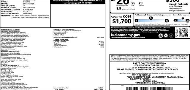 used 2023 Hyundai Santa Fe car, priced at $20,180