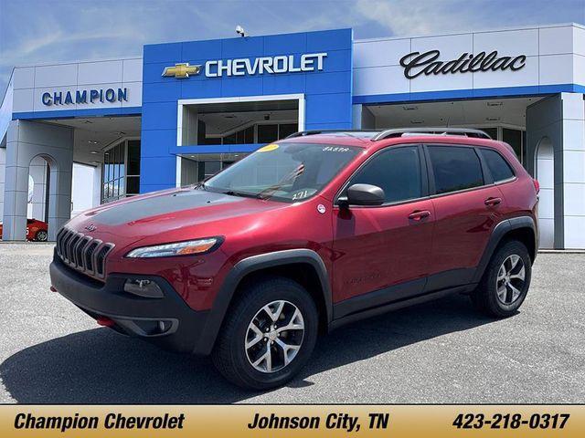 used 2017 Jeep Cherokee car, priced at $16,000