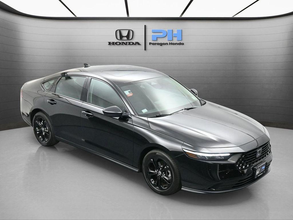 2025 Crystal Black Pearl Honda Accord
