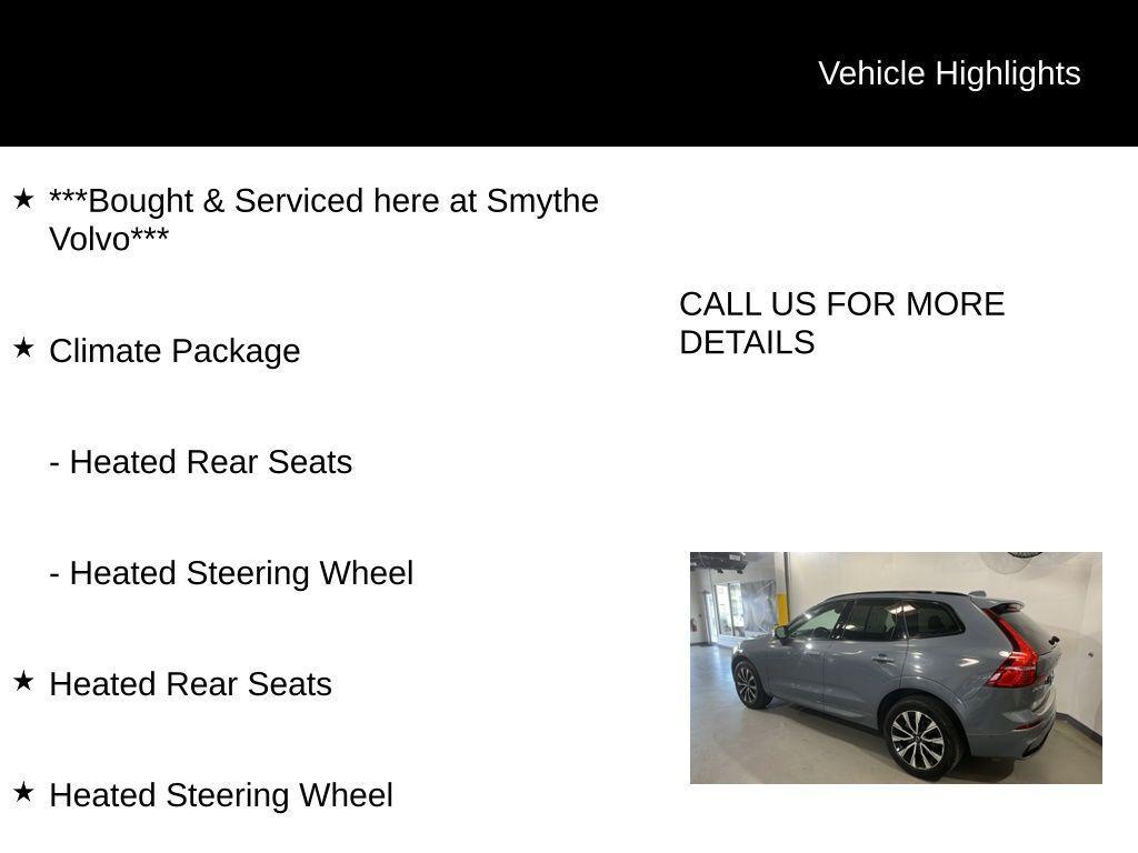 used 2024 Volvo XC60 car, priced at $37,526