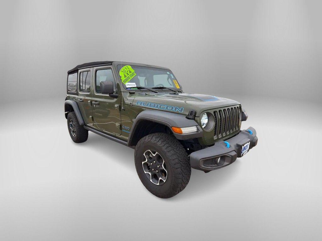 used 2023 Jeep Wrangler 4xe car, priced at $32,718