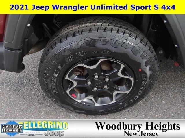 used 2021 Jeep Wrangler Unlimited car, priced at $27,487