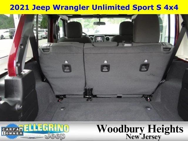 used 2021 Jeep Wrangler Unlimited car, priced at $27,487