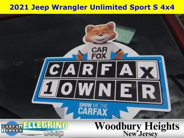 used 2021 Jeep Wrangler Unlimited car, priced at $27,487