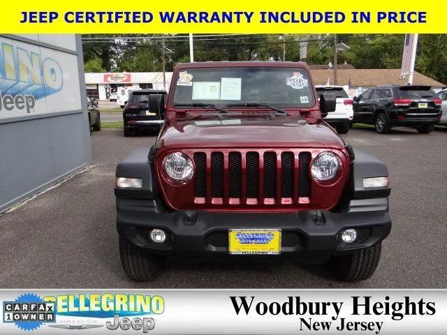 used 2021 Jeep Wrangler Unlimited car, priced at $27,487