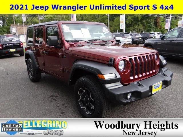 used 2021 Jeep Wrangler Unlimited car, priced at $27,487