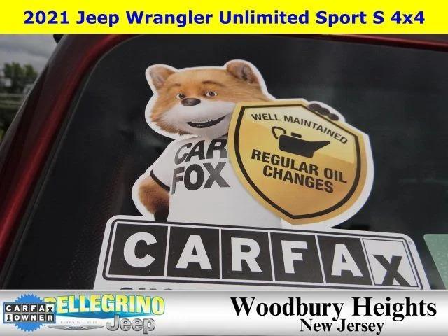 used 2021 Jeep Wrangler Unlimited car, priced at $27,487