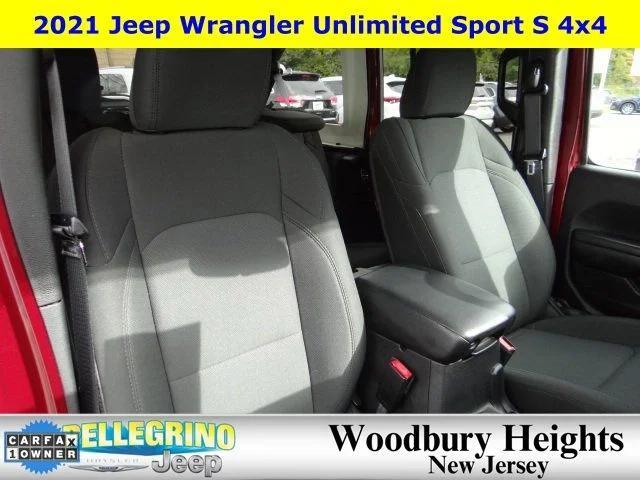 used 2021 Jeep Wrangler Unlimited car, priced at $27,487