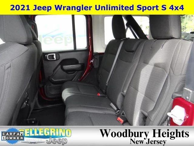 used 2021 Jeep Wrangler Unlimited car, priced at $27,487