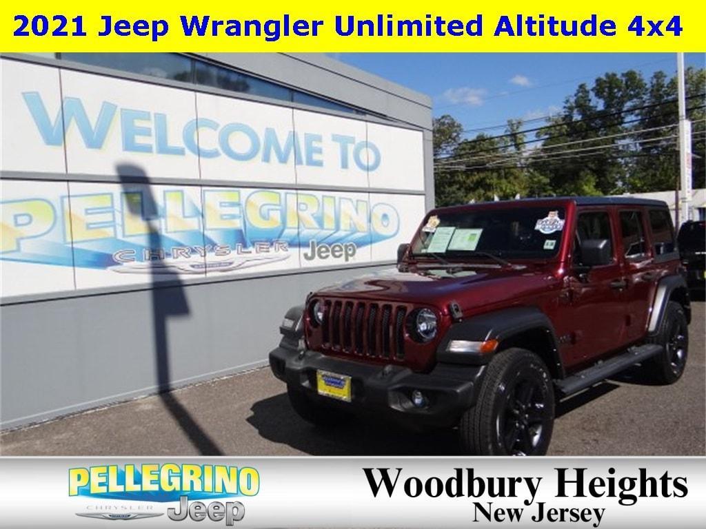 used 2021 Jeep Wrangler Unlimited car, priced at $33,500