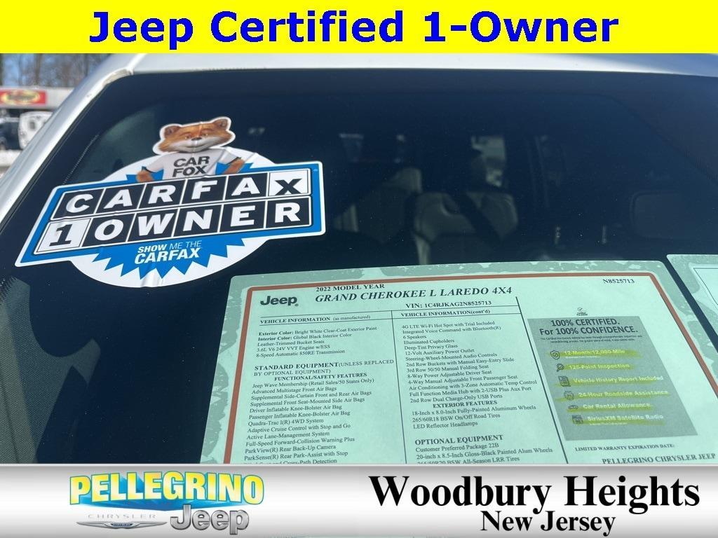 used 2022 Jeep Grand Cherokee L car, priced at $33,461