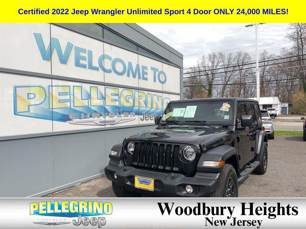 used 2022 Jeep Wrangler Unlimited car, priced at $26,290