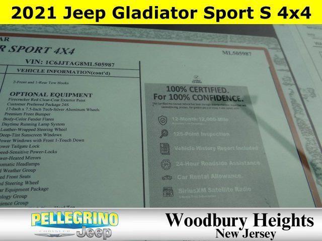 used 2021 Jeep Gladiator car, priced at $28,599