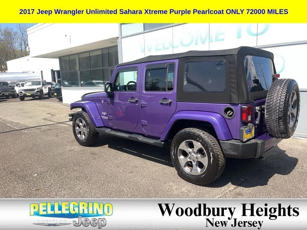 used 2017 Jeep Wrangler Unlimited car, priced at $18,810