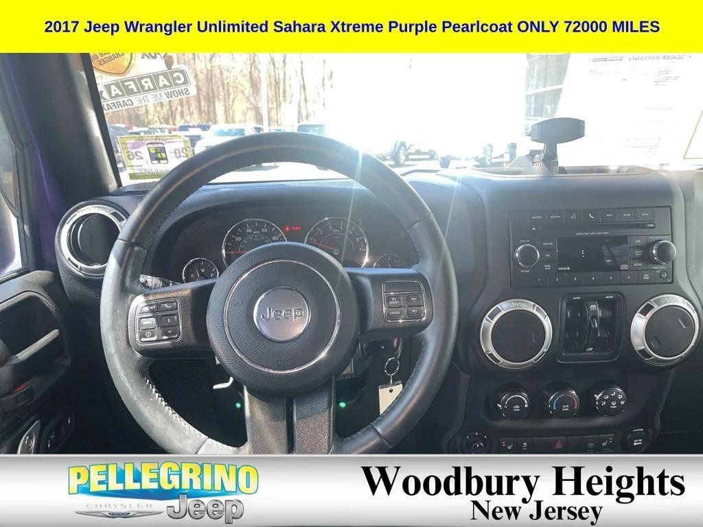 used 2017 Jeep Wrangler Unlimited car, priced at $18,810