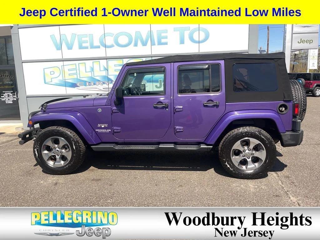 used 2017 Jeep Wrangler Unlimited car, priced at $18,810