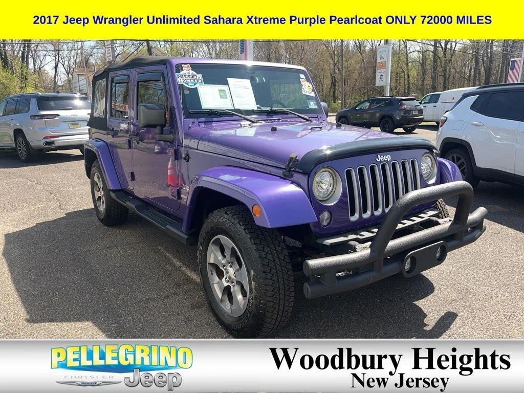 used 2017 Jeep Wrangler Unlimited car, priced at $18,810