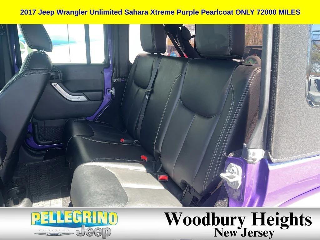 used 2017 Jeep Wrangler Unlimited car, priced at $18,810