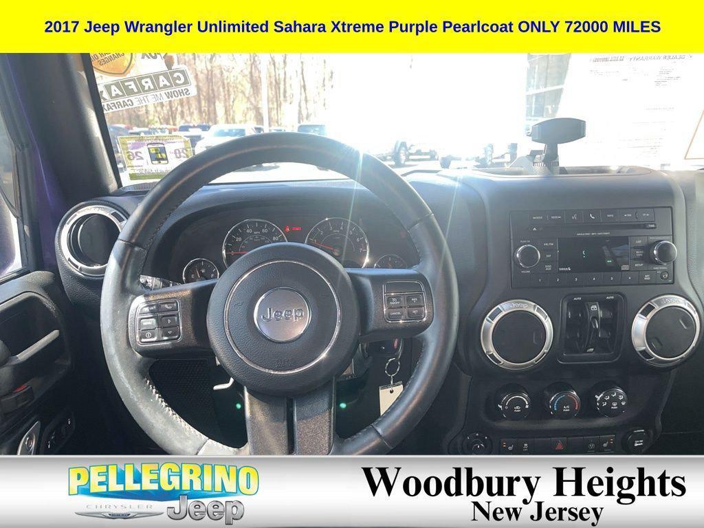 used 2017 Jeep Wrangler Unlimited car, priced at $18,099
