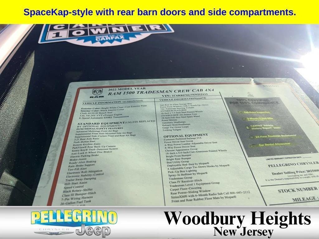 used 2022 Ram 1500 car, priced at $22,932