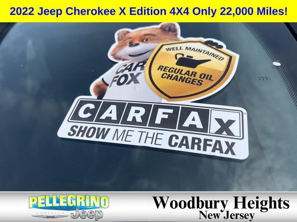 used 2022 Jeep Cherokee car, priced at $25,753