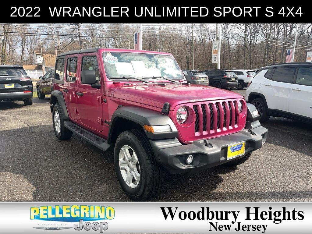 used 2022 Jeep Wrangler Unlimited car, priced at $33,093