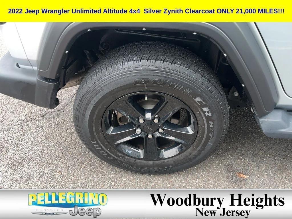 used 2022 Jeep Wrangler Unlimited car, priced at $33,487