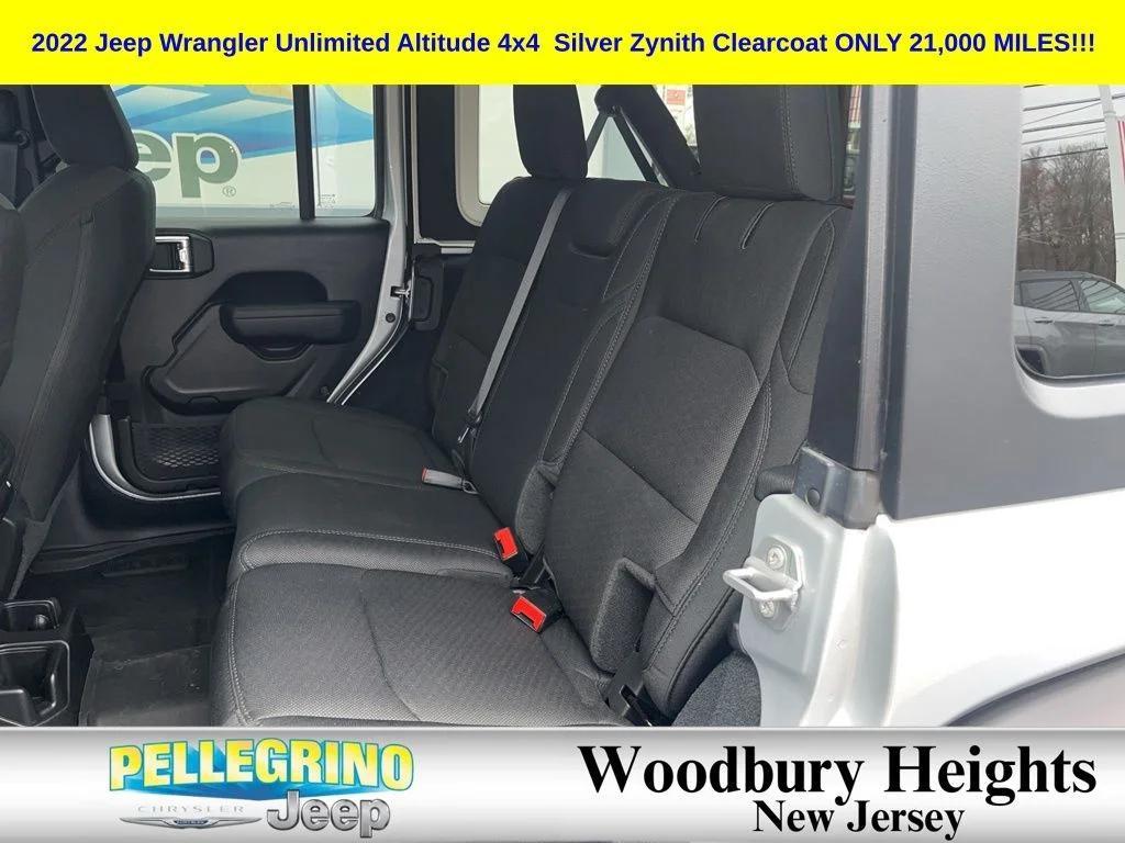 used 2022 Jeep Wrangler Unlimited car, priced at $33,487