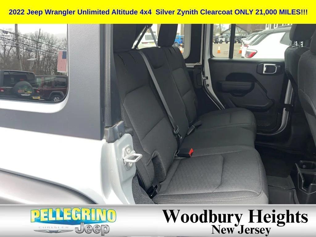 used 2022 Jeep Wrangler Unlimited car, priced at $33,487