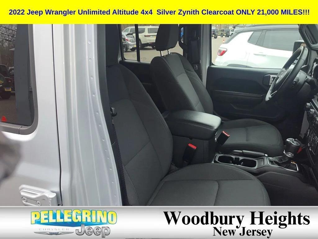 used 2022 Jeep Wrangler Unlimited car, priced at $33,487