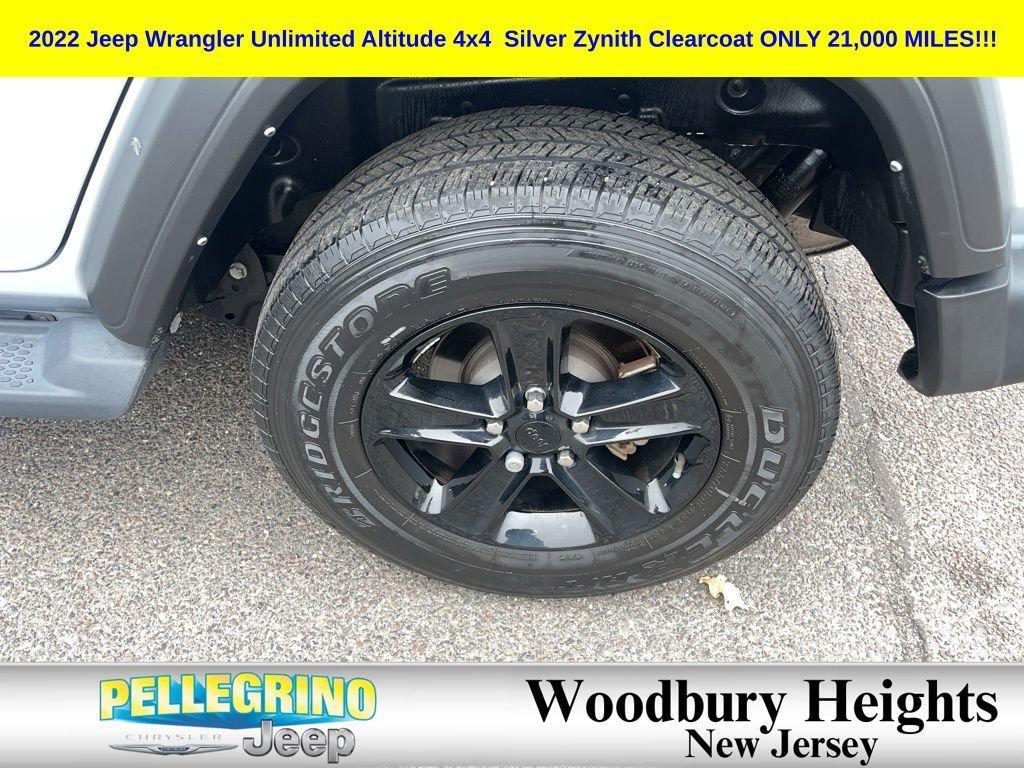 used 2022 Jeep Wrangler Unlimited car, priced at $33,831