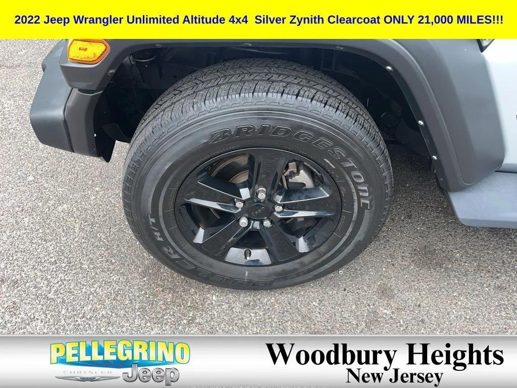 used 2022 Jeep Wrangler Unlimited car, priced at $33,487