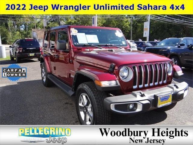 used 2022 Jeep Wrangler Unlimited car, priced at $32,772