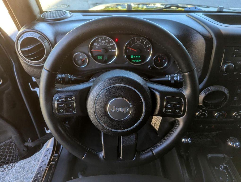 used 2015 Jeep Wrangler Unlimited car, priced at $13,998